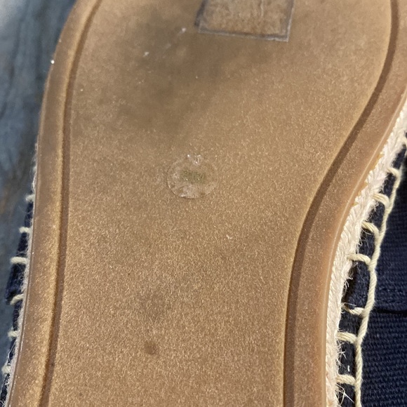 Tory Burch Sea Horse Espadrilles in Navy | Used Once - Picture 6 of 9
